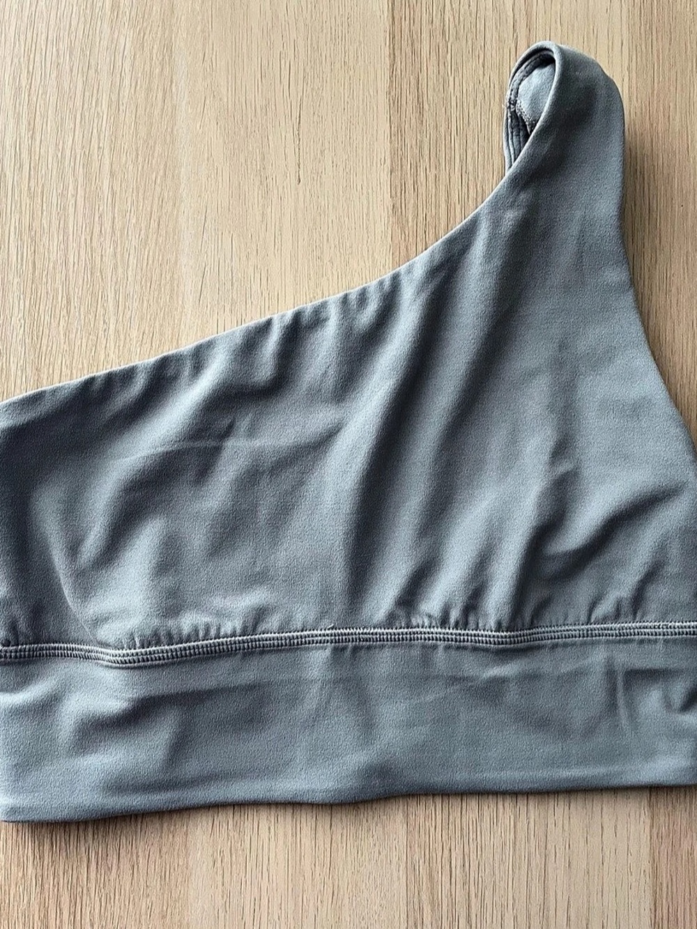 lululemon Align Asymmetrical Bra Asymmetrical Tank Gray Size 6